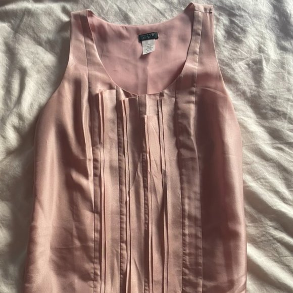 Dusty Rose J. Crew Silk Blouse - Picture 1 of 8